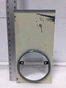 Nema 3R Meter Socket Cover Only w/Back Side Brackets 14 1/2" x 7 3/8"