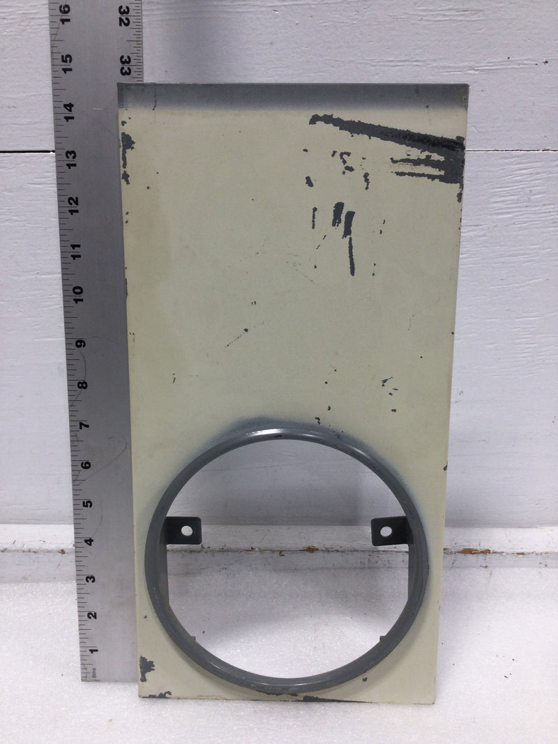 Nema 3R Meter Socket Cover Only w/Back Side Brackets 14 1/2" x 7 3/8"