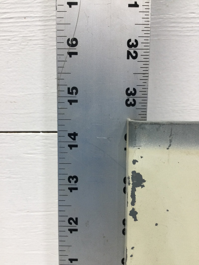 Nema 3R Meter Socket Cover Only w/Back Side Brackets 14 1/2" x 7 3/8"