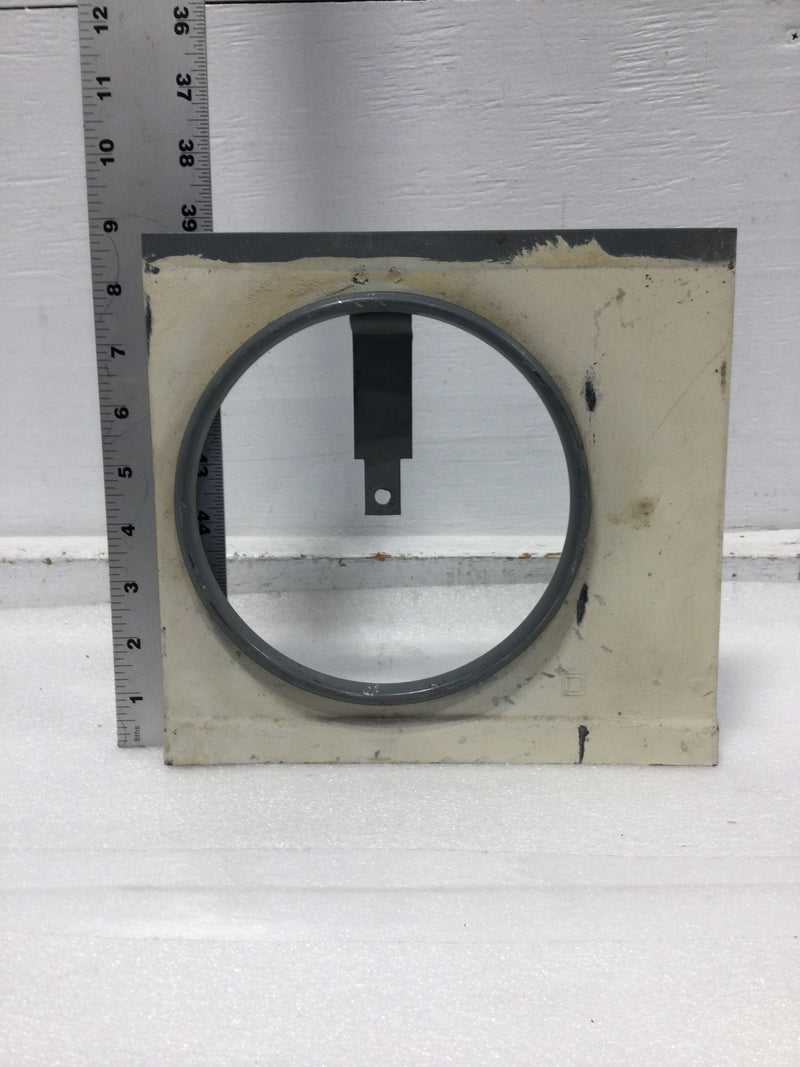 Square D Enclosure Meter Cover Only w/Back Bracket 9 3/8" x 8 3/4"