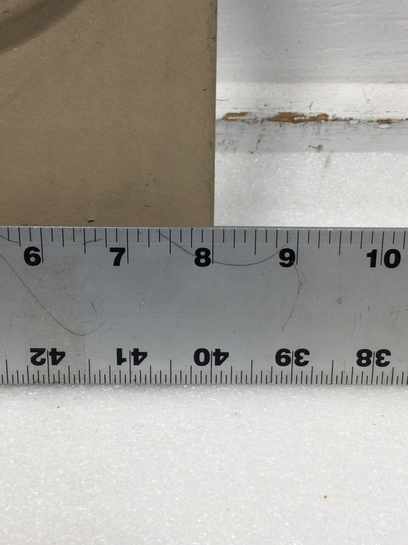 Landis & Gyr Type 3R Meter Socket Cover Only w/Latch 14 1/8" x 8"