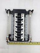 GE General Electric TM2010CCUBK1 Main Breaker 100 Amp 20 Spaces 120/240 VAC Load Center Guts Only 9" X 13"