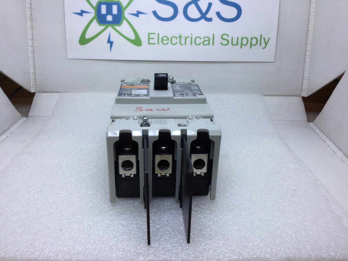 FUJI Auto Breaker BW125JAGU-3P100 Circuit Breaker 100 Amp AC690V DC250