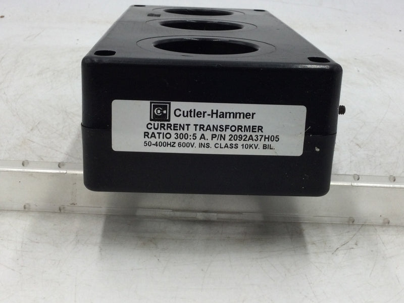 Cutler-Hammer 2092A37H05 Current Transformer 50-400Hz 600V Class 10KV Bil