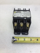 Square D 8910 DPA13 Series A Contactor 20 Amp 3 Pole 115-600 VAC with 120 VAC Coil