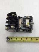 Square D 8903LO20 Series B Lighting Contactor 20 Amp 2 Pole 277-600 VAC with 120 VAC Coil