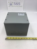 Hubbell-Wiegmann SC080806WW 8" x 8" x 6" Nema 1 Screw Cover Type Pull/Junction Box (New)