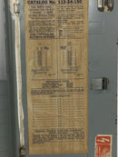 Federal Pacific 112-24-150 120/240V 24 Space 1P 3W 24" x 13 5/8" Enclosure