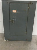 FPE Federal Pacific X112-24NI 125 Amp 120/240V 1 Phase 3 Wire 24 Space Stab-Lok Load Center Panel Cover 16" x 11 1/2"