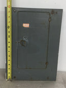 FPE Federal Pacific X112-24NI 125 Amp 120/240V 1 Phase 3 Wire 24 Space Stab-Lok Load Center Panel Cover 16" x 11 1/2"