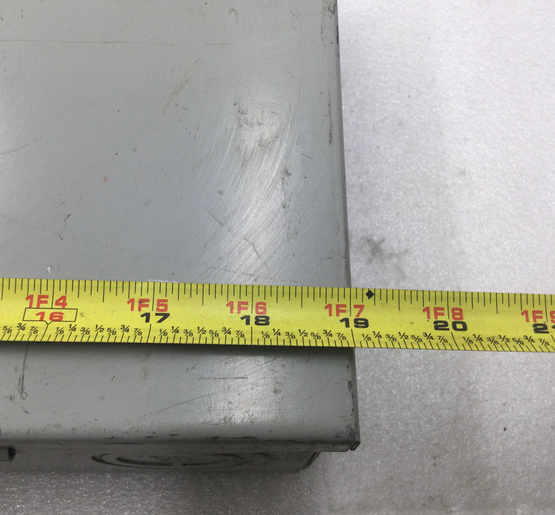 Cutler-Hammer DG223NGB 100 Amp 2 Pole 120/240V Fused General Duty Safety Switch