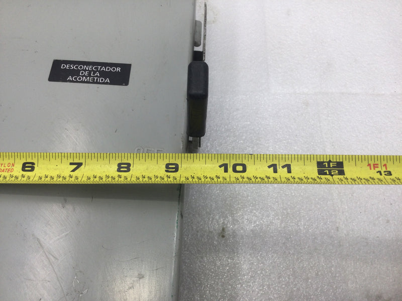 Cutler-Hammer DG223NGB 100 Amp 2 Pole 120/240V Fused General Duty Safety Switch