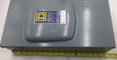 Square D D223N/D-223N 100 Amp 2 Pole 120/240V Fusible Safety Switch