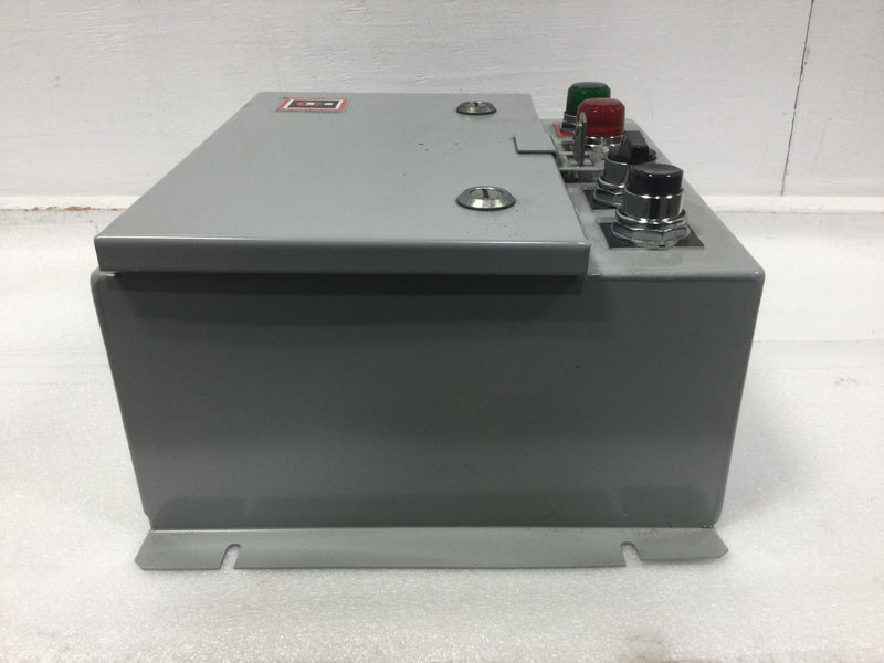 Cutler-Hammer ECA07L8BKA 1HP 3 Pole 120/240V Enclosed Contactor/Starter