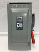 Siemens HF361R 30 Amp 600V Heavy Duty Safety Switch Enclosure 15 7/8" x 9"