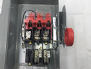 Eaton DH261NGK 30 Amp 2 Pole 600V Fusible Safety Switch 15 3/4" x 7 1/2"