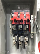 Eaton DH361NGK 30 Amp 600V Fusible Heavy Duty Safety Switch Enclosure 16" x 9"