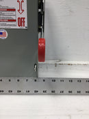 Eaton DH361NGK 30 Amp 600V Fusible Heavy Duty Safety Switch Enclosure 16" x 9"