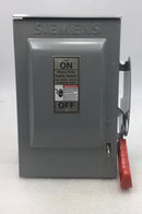 Siemens HNF261R 30 Amp 2 Pole 600V Nema 3R Non-Fused Heavy Duty Safety Switch
