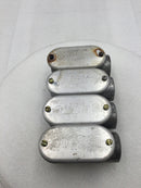 Killark SLB-2 3/4" Aluminum Service Entrance Conduit Body - Lot of 4