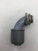 Arlington NMLT907 3/4" SNAP2IT Push On Liquid Tight 90 Degree Elbow FNMC-B