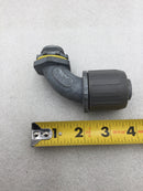 Arlington NMLT907 3/4" SNAP2IT Push On Liquid Tight 90 Degree Elbow FNMC-B