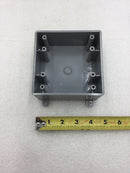 Carlon E9802 2 Gang PVC Non-Metallic 31.5 CU IN Surface Mount Box with Mounting Feet