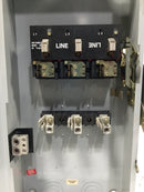 General Electric TH4324 200A 240V Fusible Heavy Duty Safety Switch 31 5/8" x 13"