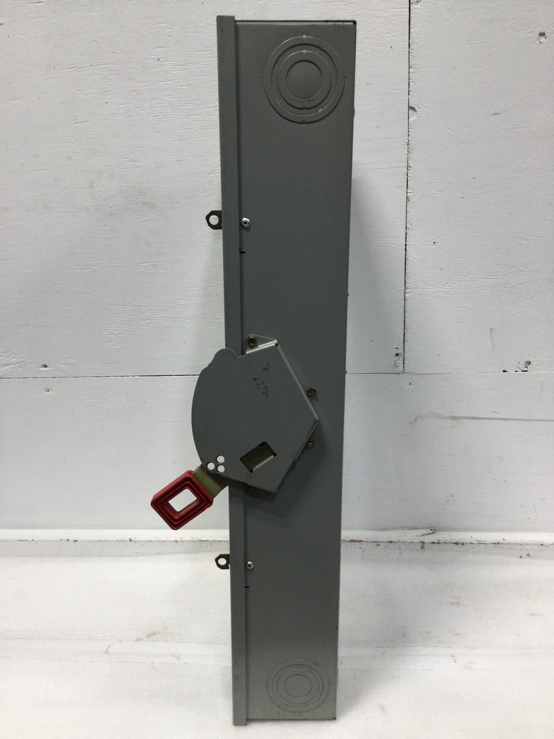 General Electric TH4324 200A 240V Fusible Heavy Duty Safety Switch 31 5/8" x 13"