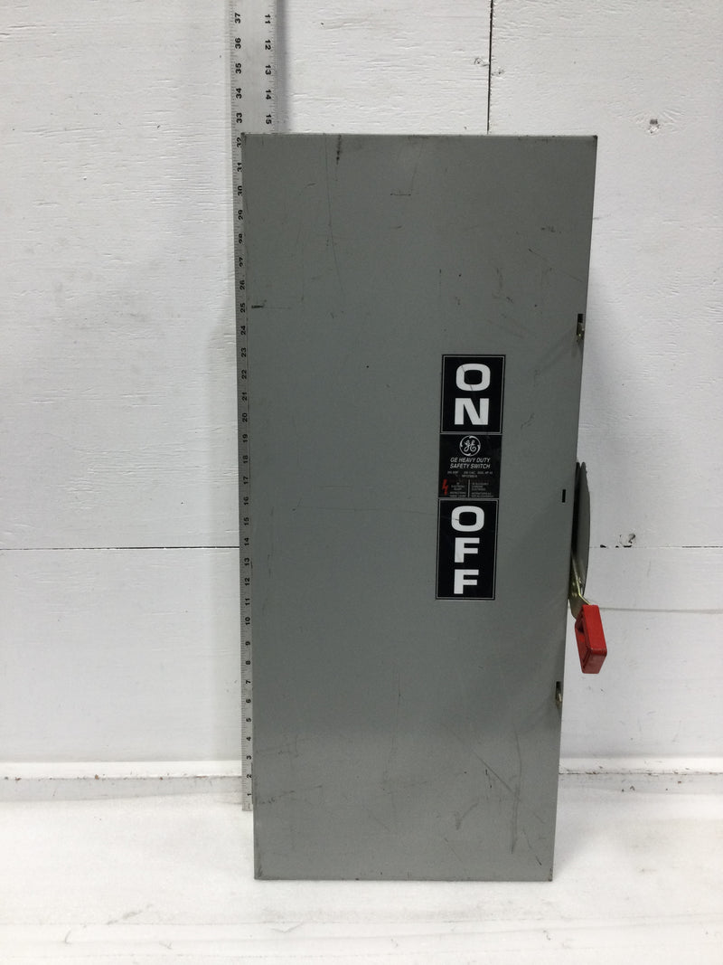 General Electric TH4324 200A 240V Fusible Heavy Duty Safety Switch 31 5/8" x 13"