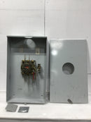 Landis & Gyr 9804-8722 200 Amp 3 Phase 600V 7 Jaw Meter Can 34 x 20 1/2"