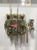 Landis & Gyr 9804-8722 200 Amp 3 Phase 600V 7 Jaw Meter Can 34 x 20 1/2"