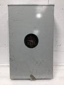Landis & Gyr 9804-8722 200 Amp 3 Phase 600V 7 Jaw Meter Can 34 x 20 1/2"