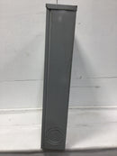 Landis & Gyr 9804-8722 200 Amp 3 Phase 600V 7 Jaw Meter Can 34 x 20 1/2"