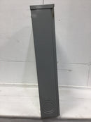 Landis & Gyr 9804-8722 200 Amp 3 Phase 600V 7 Jaw Meter Can 34 x 20 1/2"