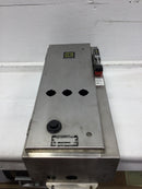 Square D 30 Amp 200-575V 3 Pole Fused Nema Type 4 Stainless Steel Switch/Starter