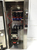 Square D 30 Amp 200-575V 3 Pole Fused Nema Type 4 Stainless Steel Switch/Starter