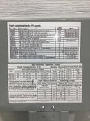 Siemens P2E18ML125ATS 125 Amp 277/480V Dead Front Only 18" x 12 1/2"