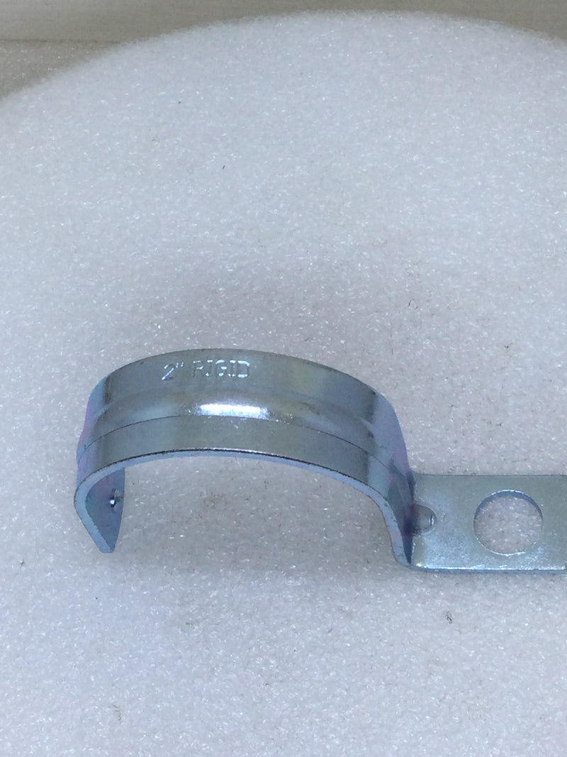 Hubbell/Raco 1338 2" Rigid Push-On One Hole Conduit Strap - Box of 25