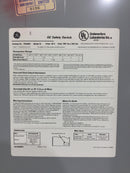 General Electric TH3361 30 Amp 3 Space 600V Fusible Safety Switch 12 5/8" x 9"