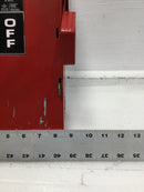 General Electric TH3361 30 Amp 3 Space 600V Fusible Safety Switch 12 5/8" x 9"