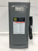 Square D H321N 30 Amp 240V Fusible Safety Switch Enclosure 14 1/2" x 7 1/2"