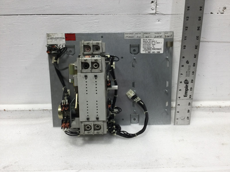 GE Zenith Controls Transfer Switch for 200 Amp 240V Type A Transfer Controller