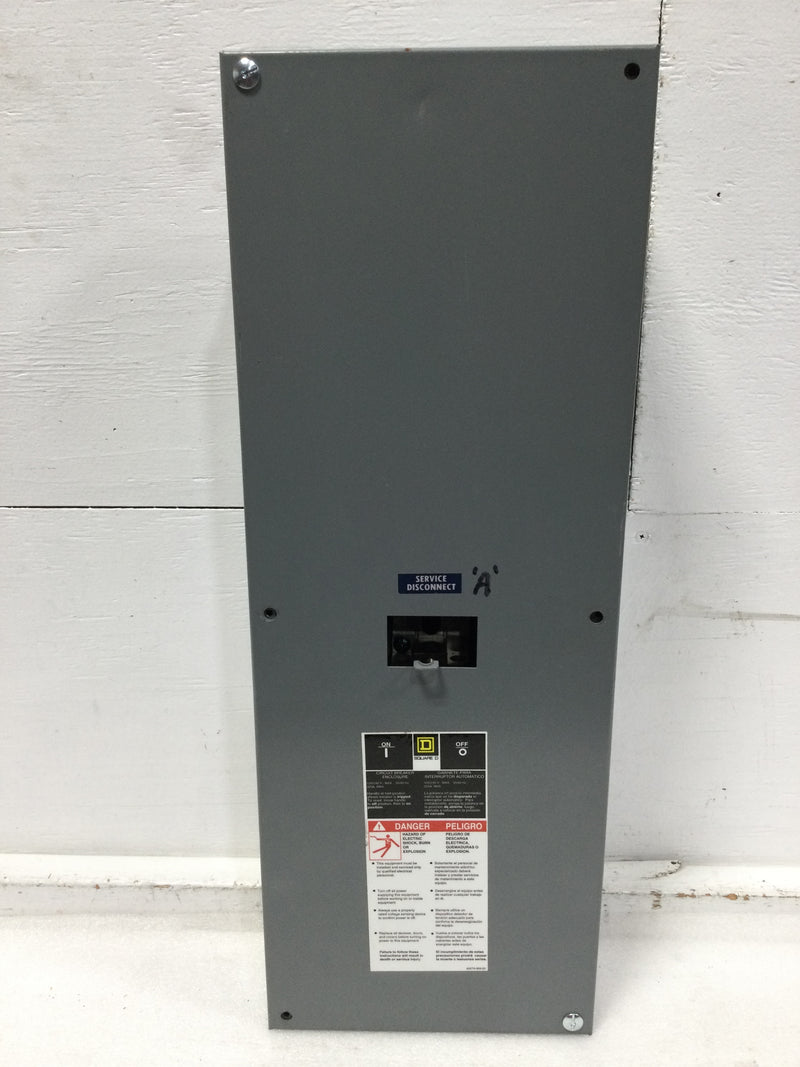 Square D QOM2-2225NS 2 Pole 225 Amp 120/240 VAC Circuit Breaker Enclosure