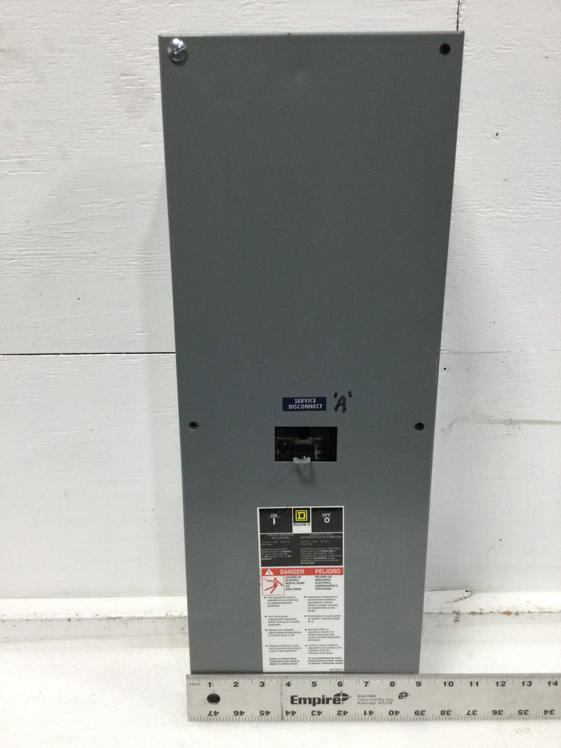 Square D QOM2-2225NS 2 Pole 225 Amp 120/240 VAC Circuit Breaker Enclosure