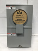 Milbank U4427-XL-21 20 Amp 3 Phase 600V Meter Socket Enclosure 20 1/4" x 12"