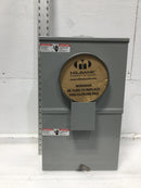 Milbank U4427-XL-21 20 Amp 3 Phase 600V Meter Socket Enclosure 20 1/4" x 12"