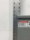 Milbank U4427-XL-21 20 Amp 3 Phase 600V Meter Socket Enclosure 20 1/4" x 12"