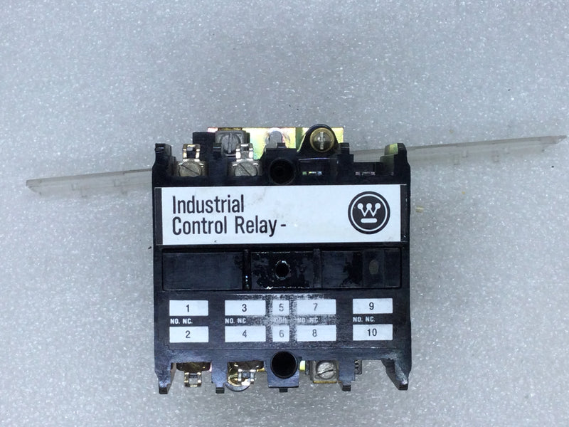 Westinghouse AR4X/766A023G04 Industrial Control Relay 10 Amp 600V 50/60Hz