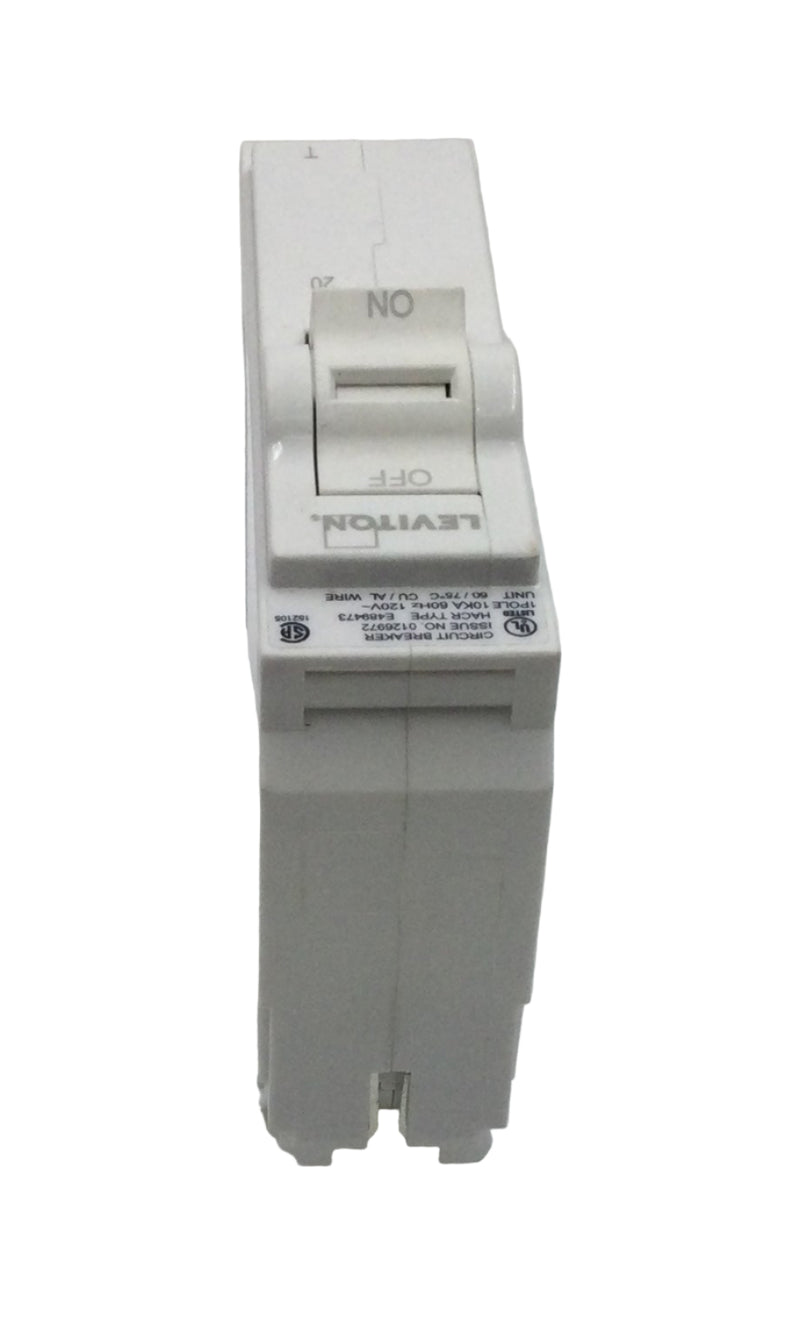 Leviton LB120-T 20 Amp 1 Pole 120/240V Thermal Magnetic Branch Circuit Breaker